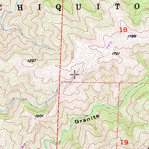 Topographic Map of Soberanes Canyon Trail, CA