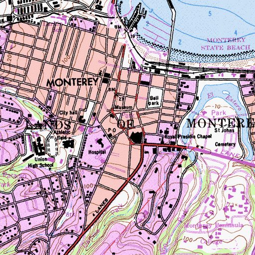 Topographic Map of Casa Pacheco, CA