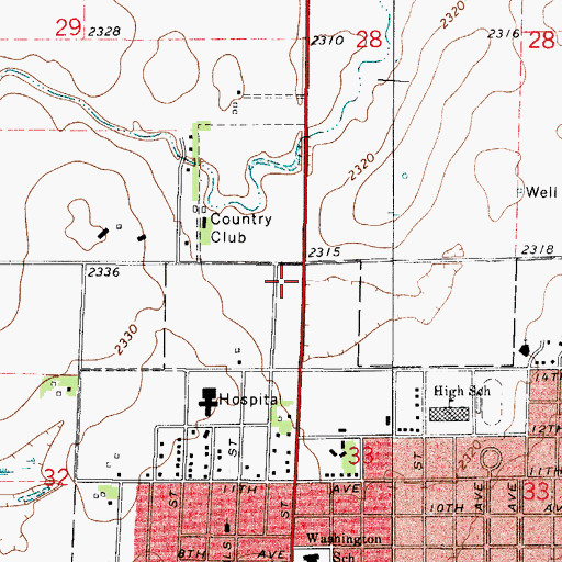 Topographic Map of North Park Therapy Center, NE