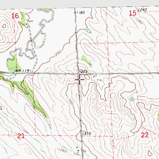 Topographic Map of Precinct Five, NE