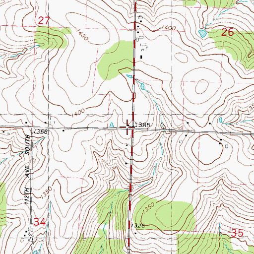 Topographic Map of Ribview School (historical), WI