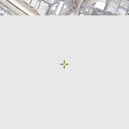 Aerial/Satellite Image of Maywood Community Hall, CA
