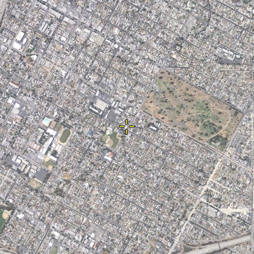 Aerial/Satellite Image of Evergreen Baptist Church, CA