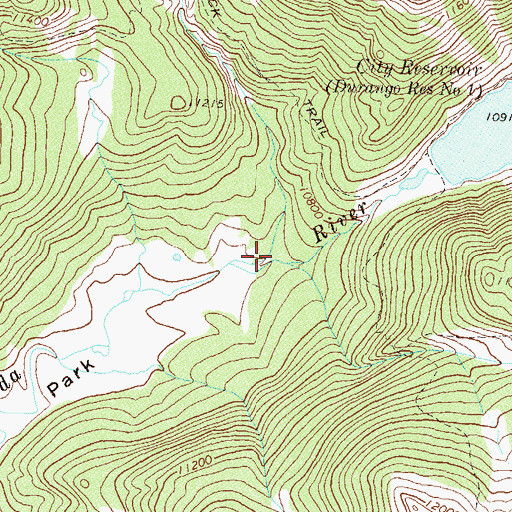 Topographic Map of Missouri Gulch, CO