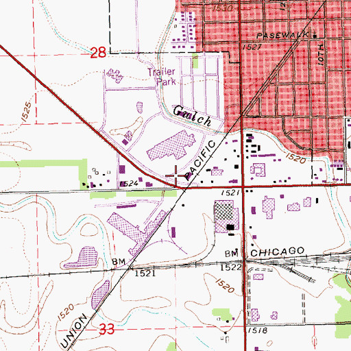 Topographic Map of Norfolk Medical Group, NE