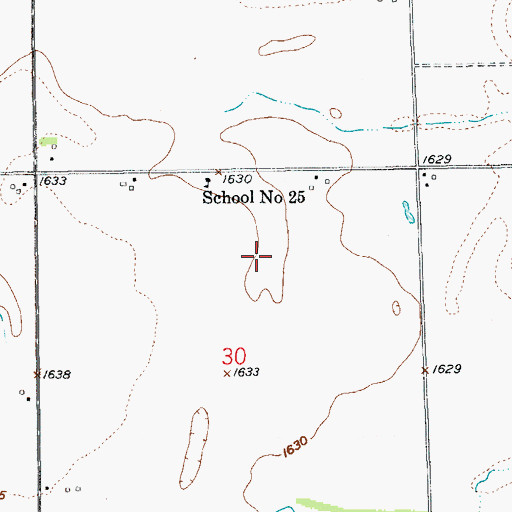 Topographic Map of Kremer Public School, NE