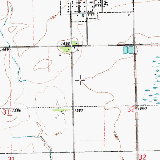 Topographic Map of North Ball Park, NE