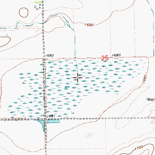 Topographic Map of Kirkpatrick Basin South State Wildlife Management Area, NE