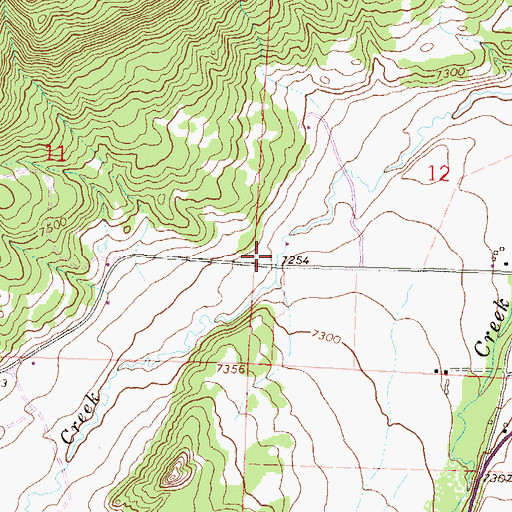 Topographic Map of Pleasant Valley, CO