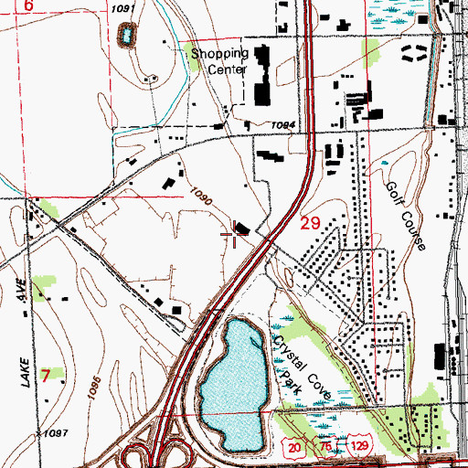 Topographic Map of Saint Lukes Occupational Health Services, NE
