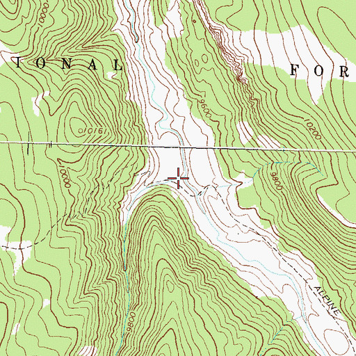 Topographic Map of Failes Creek, CO