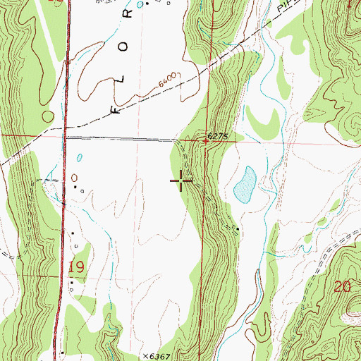 Topographic Map of S and M Canal, CO