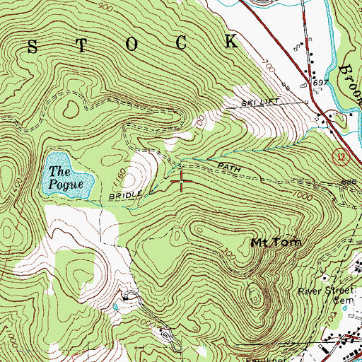 Topographic Map of Marsh-Billings-Rockefeller National Historical Park, VT