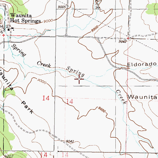 Topographic Map of Eldorado Gulch, CO