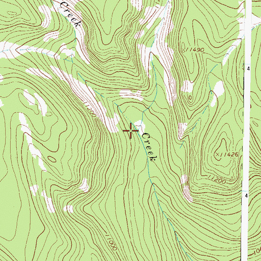 Topographic Map of Rincon Creek, CO
