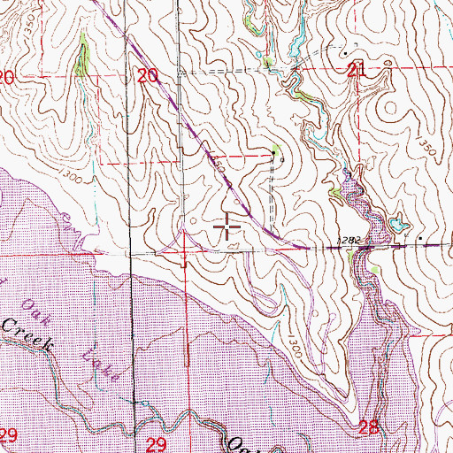 Topographic Map of Area Ten Campground, NE