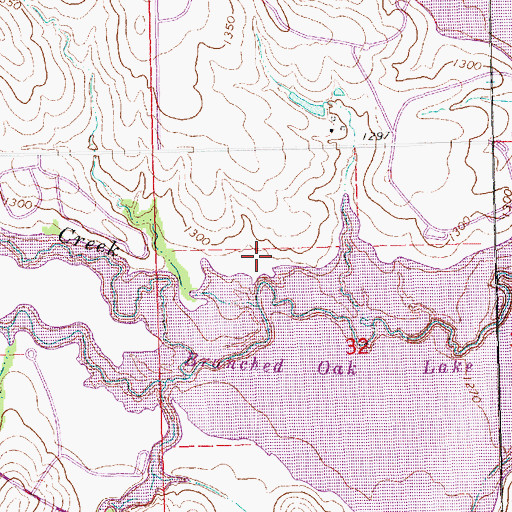 Topographic Map of Area Six Campground, NE