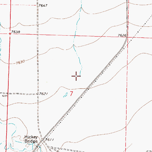 Topographic Map of De Tilla Gulch, CO