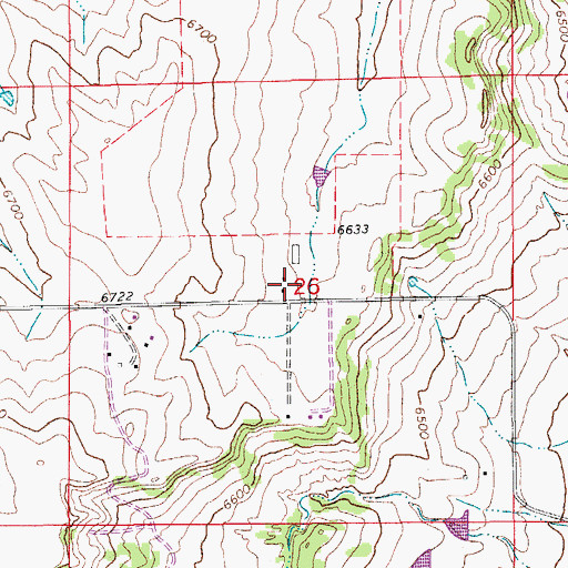 Topographic Map of Roehling Grave, CO