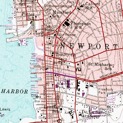 Topographic Map of Arnold Burying Ground, RI