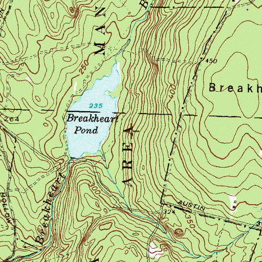 Topographic Map of Arcadia Management Area, RI