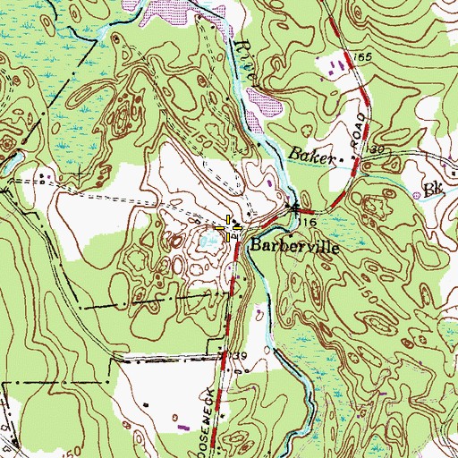 Topographic Map of Bitgood Plot, RI