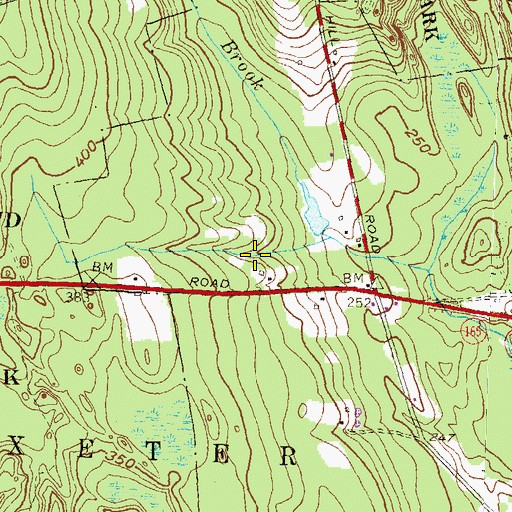 Topographic Map of Brainard Plot, RI