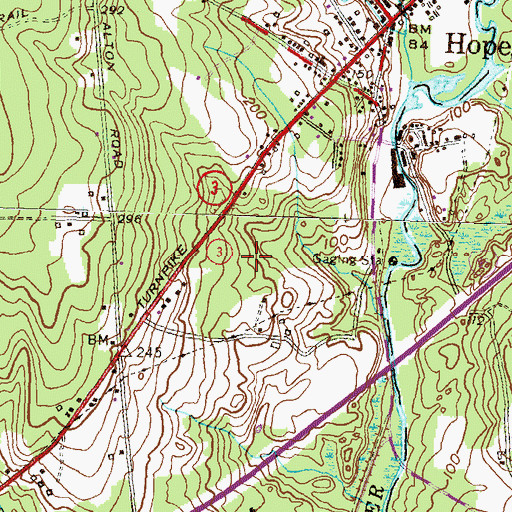 Topographic Map of Bramen Plot, RI