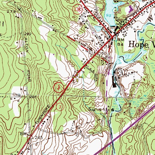 Topographic Map of Carpenter Plot, RI