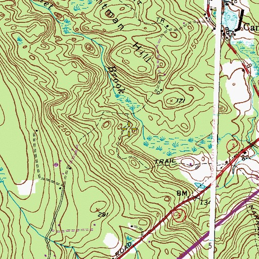 Topographic Map of Murre Plot, RI