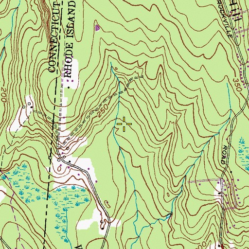 Topographic Map of Oatley Plot, RI