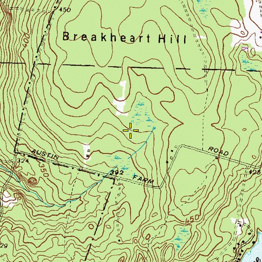 Topographic Map of Sheldon Plot, RI