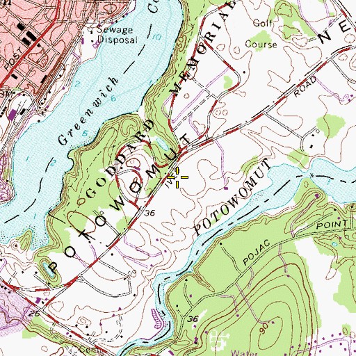 Topographic Map of Chafee Plot, RI