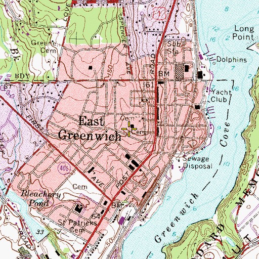 Topographic Map of Quaker Plot, RI