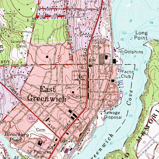 Topographic Map of Varnum House Museum, RI