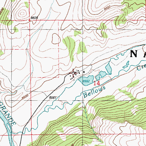 Topographic Map of Phipps Ranch, CO