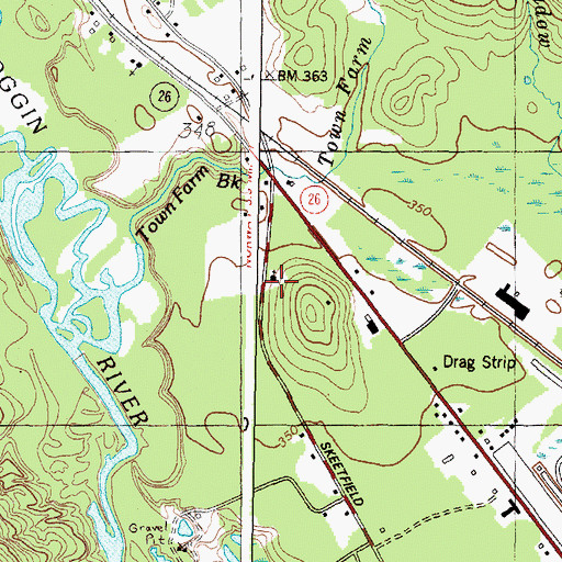 Topographic Map of The Church of Jesus Christ of Latter Day Saints, ME