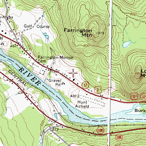 Topographic Map of School of Applied Technology Region 9, ME