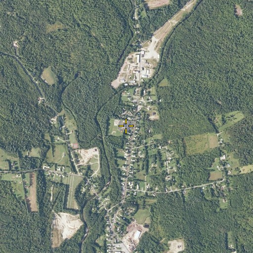 Aerial/Satellite Image of Strong Elementary School, ME