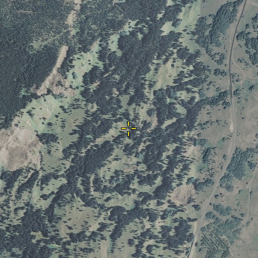 Aerial/Satellite Image of Neff Spring, CO