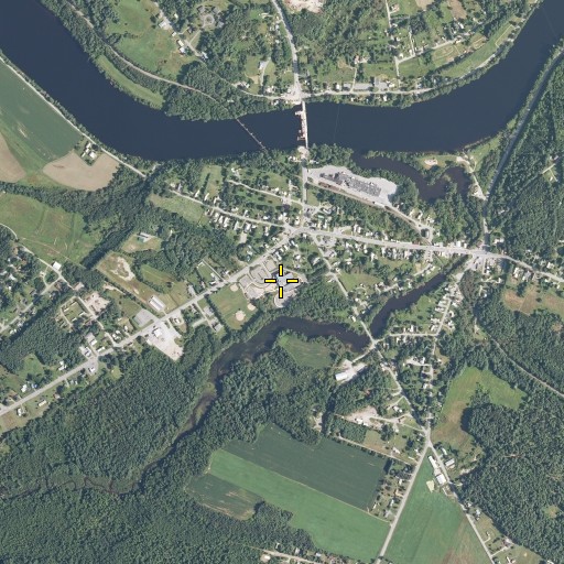 Aerial/Satellite Image of Mill Stream Elementary School, ME