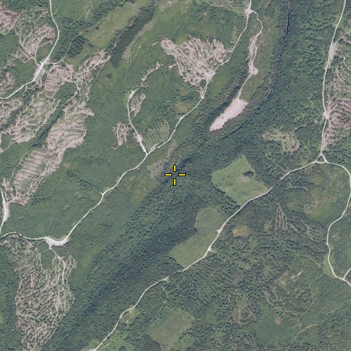 Aerial/Satellite Image of Cold Stream Falls, ME