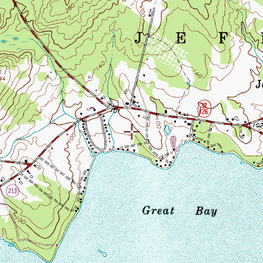 Topographic Map of Damariscotta Lake Farm, ME