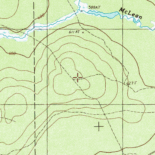 Topographic Map of Red Arrow Snowmobile Club, ME