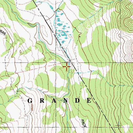 Topographic Map of West Fork Rio Chama, CO