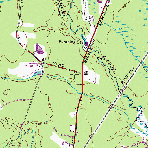 Topographic Map of Messiah Christian Church, ME