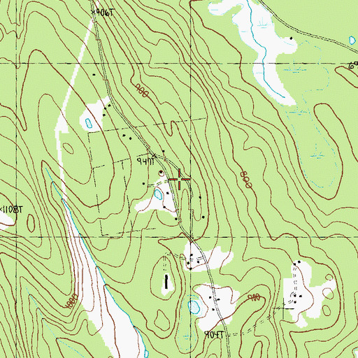 Topographic Map of The Well School, NH