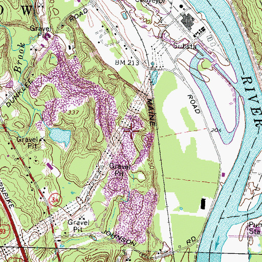 Topographic Map of Spectacle Ponds (historical), NH