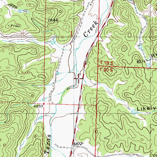 Topographic Map of Likely Gulch, CO