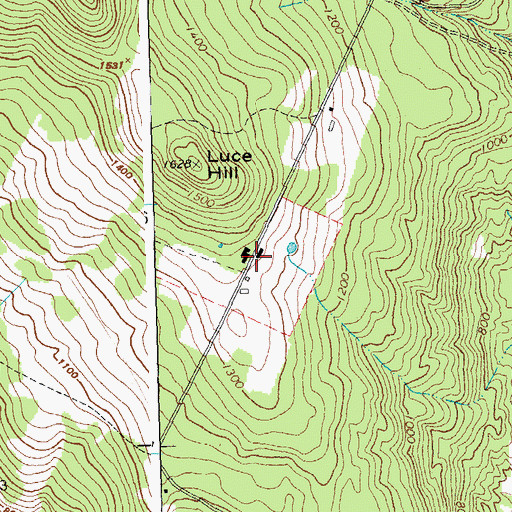 Topographic Map of Trapp Family Lodge and Cross Country Ski Center, VT
